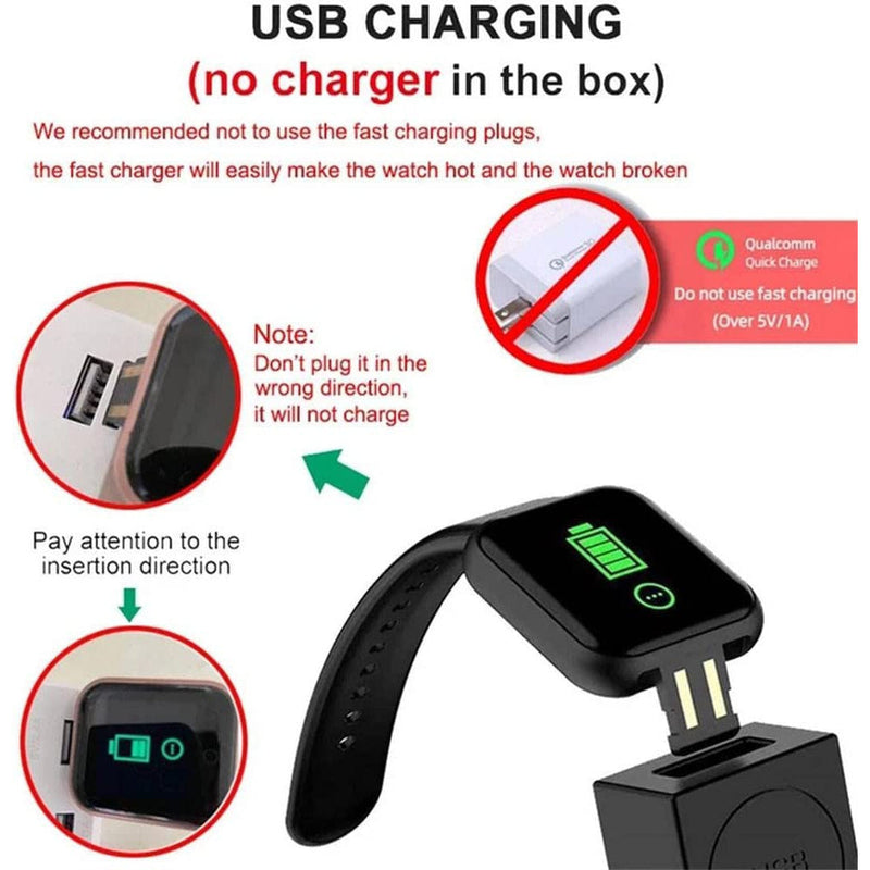 BRANCO - D20 - Relógio Inteligente