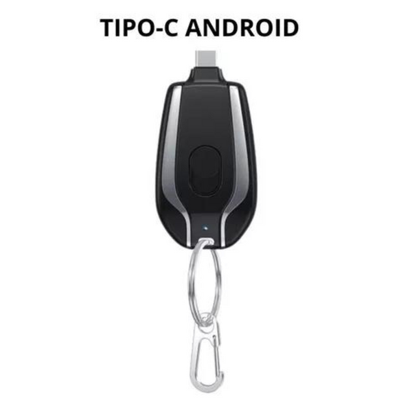 Chaveiro Carregador Conexão Tipo-C