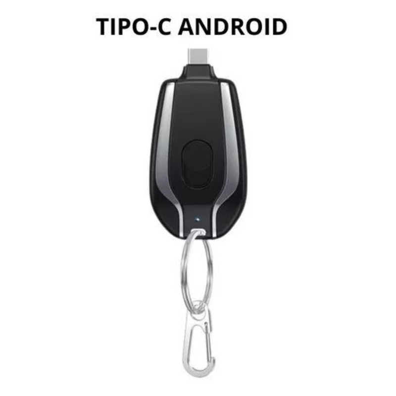 Chaveiro Carregador Conexão Tipo-C