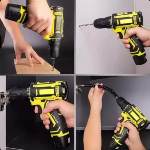 Parafusadeira Furadeira Sem Fio Bateria Impacto 12V BT-DZ42