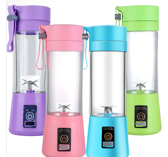 Mini Liquidificador Portátil Recarregável Bivolt - (Cores Sortidas)