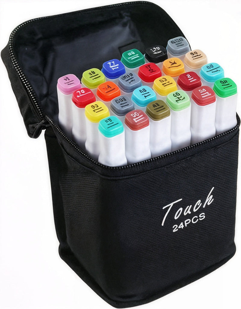 Kit Livro Colorir URSO BOB (Rosa) + 24 Canetas 