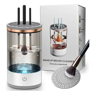 Lavador Limpador De Pinceis Maquiagem Automático Elétrico Bivolt - (Cores Sortidas)