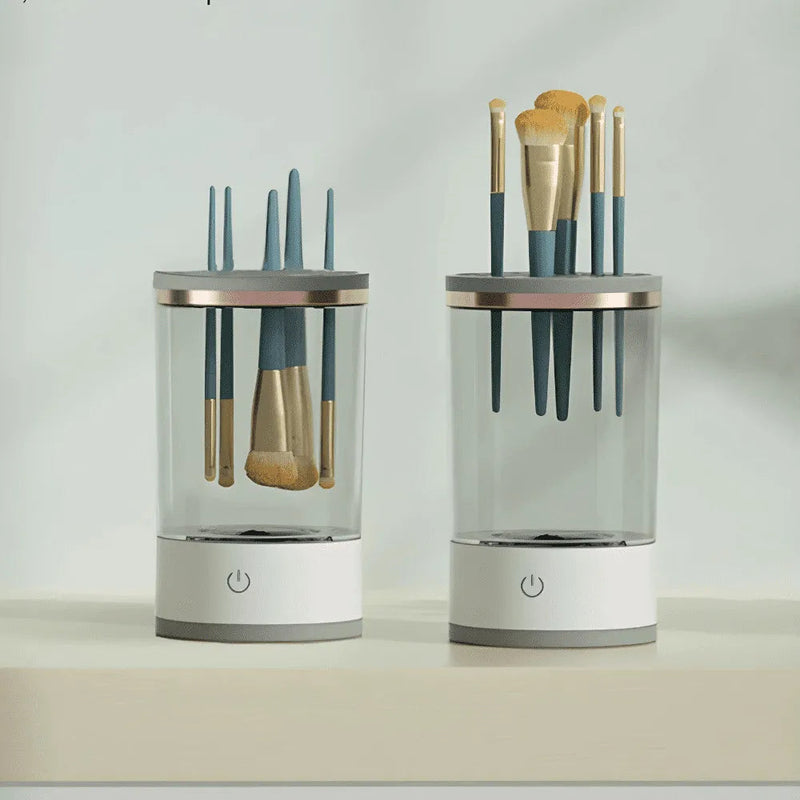 Lavador Limpador De Pinceis Maquiagem Automático Elétrico Bivolt - (Cores Sortidas)