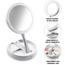 Kit para Maquiagem - Espelho Camarim com Iluminação LED + Lavador de Pincéis Automático