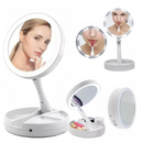 Kit para Maquiagem - Espelho Camarim com Iluminação LED + Lavador de Pincéis Automático