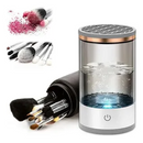 Kit para Maquiagem - Espelho Camarim com Iluminação LED + Lavador de Pincéis Automático