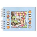 Livro Colorir Infantil URSO BOB (Azul) 50 Folhas Capa Dura