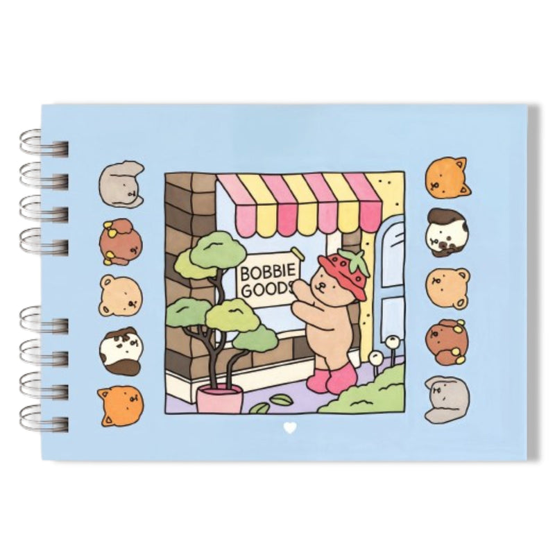 Livro Colorir Infantil URSO BOB (Azul) 50 Folhas Capa Dura