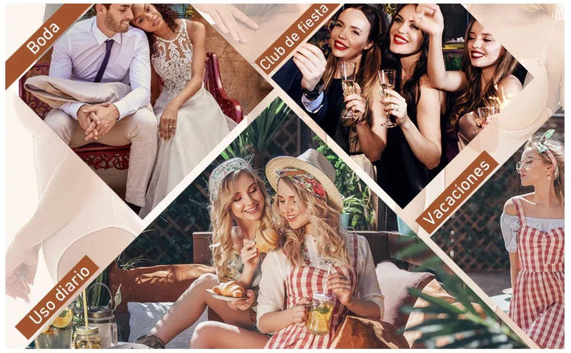 Body Sutiã 2 em 1 - Invisível Sem Costas Modelador Para Vestidos Decotados