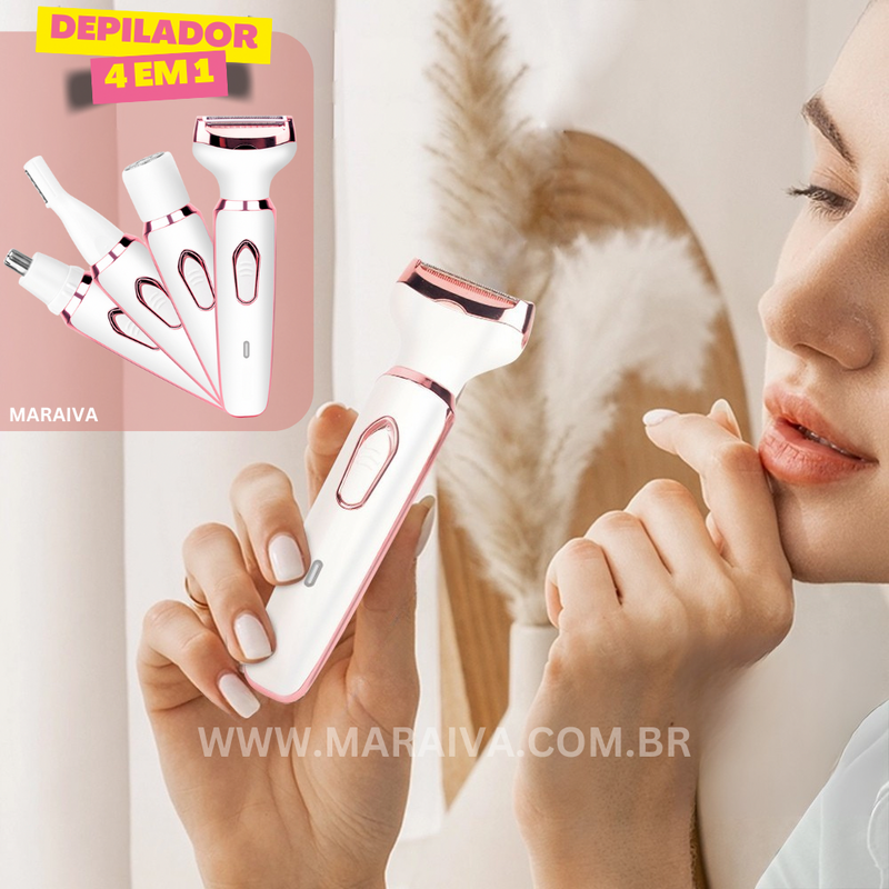 Depilador Indolor 4 em 1 - DivaGlow™ + [BRINDE EXCLUSIVO]