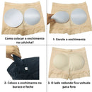 Calcinha Modeladora Empina Bumbum Afina Cintura - Compre 1 e Leve 2