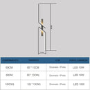 Arandela de Parede Minimalista em LED