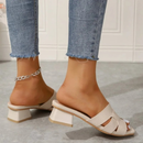 Sandália Feminina Liara em Couro Nobre