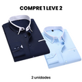Camisa Social Masculina Carino (Compre 1 Leve 2)