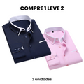 Camisa Social Masculina Carino (Compre 1 Leve 2)