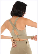 FitFLex - Top de Alta Sustentação com Zíper e Bojo Ideal Para Academia