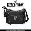 Bolsa Feminina de Couro Luma + Relógio de Brinde