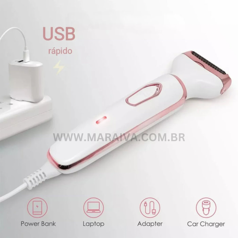 Depilador Indolor 4 em 1 - DivaGlow™ + [BRINDE EXCLUSIVO]