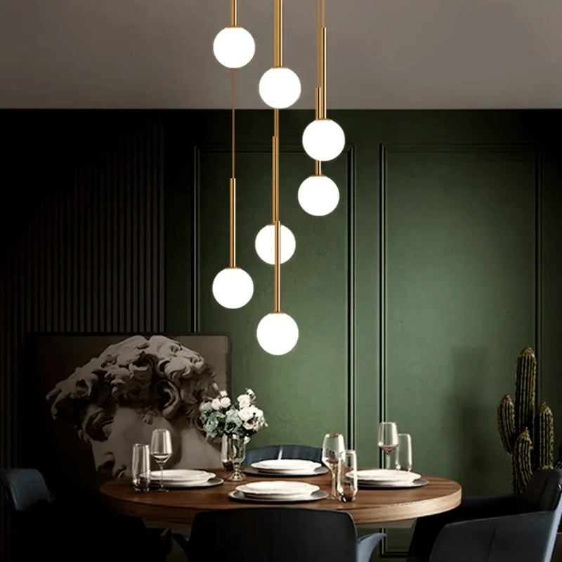 Luminária Pendente Nordic Esférica Britânica