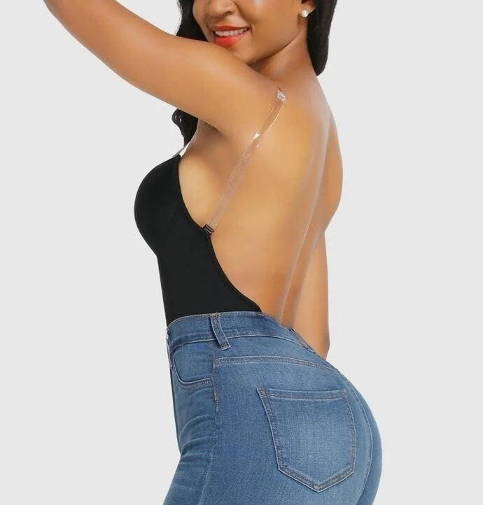 Body Sutiã 2 em 1 - Invisível Sem Costas Modelador Para Vestidos Decotados