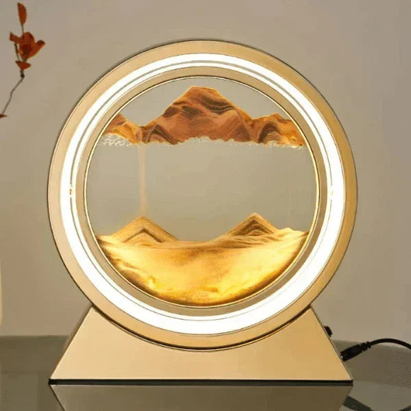 Abajur Ampulheta LED Royale Carpetino