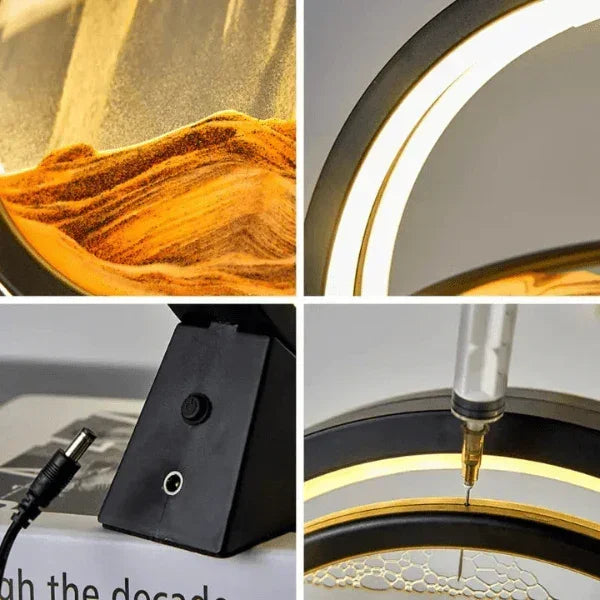 Abajur Ampulheta LED Royale Carpetino