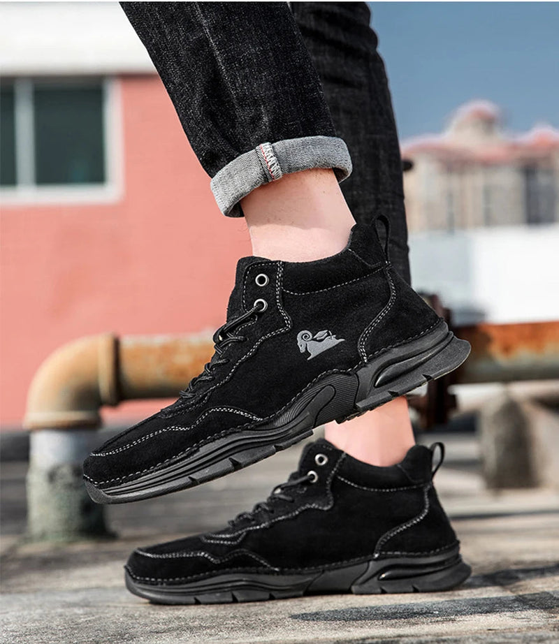 Bota Masculina De Couro L Deck