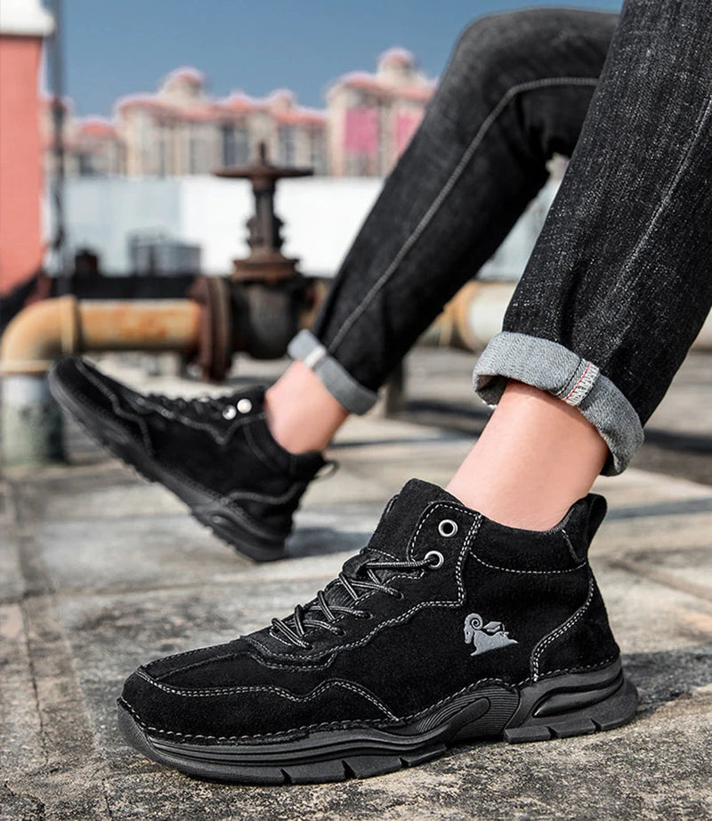 Bota Masculina De Couro L Deck