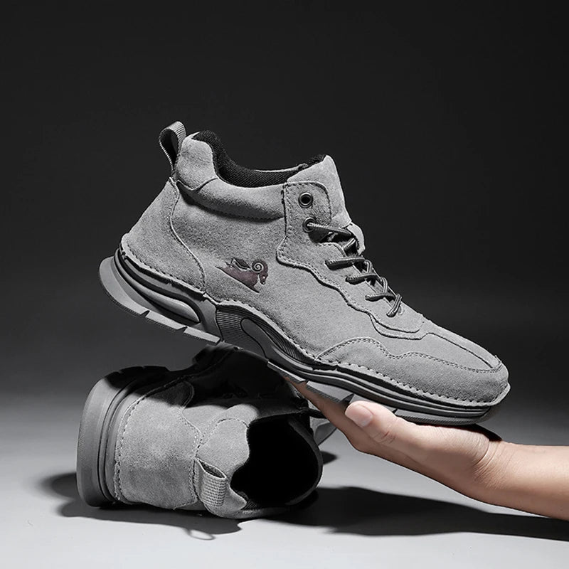 Bota Masculina De Couro L Deck