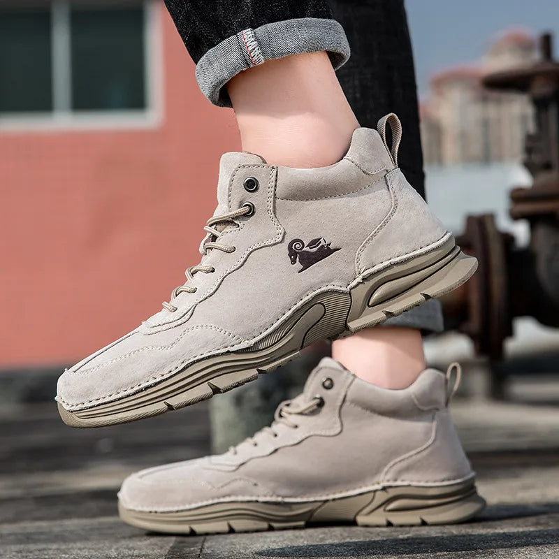 Bota Masculina De Couro L Deck