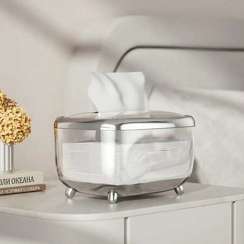 Caixa Porta Lenços Umedecido e Papel Carpetino