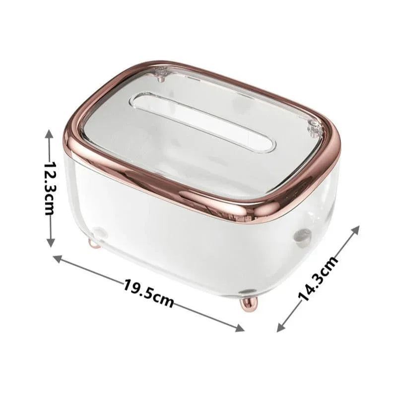 Caixa Porta Lenços Umedecido e Papel Carpetino