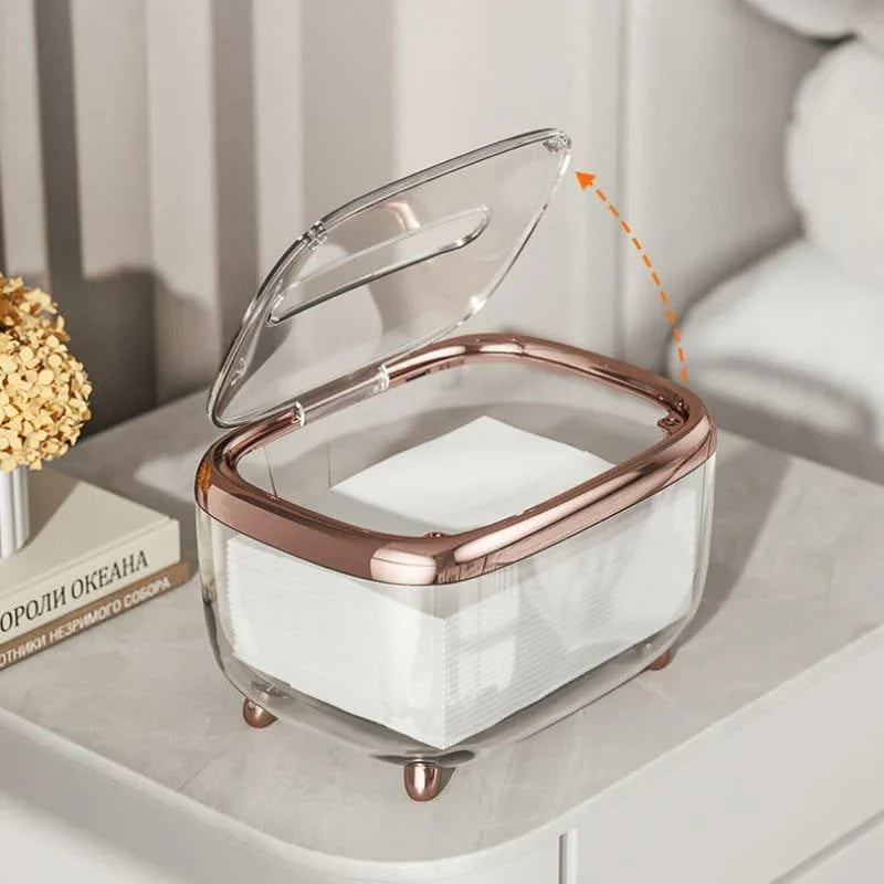 Caixa Porta Lenços Umedecido e Papel Carpetino