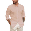 Camisa de Linho Masculina Ministry Caqui