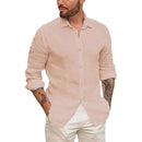 Camisa de Linho Masculina Ministry Caqui