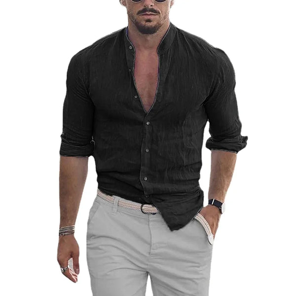 Camisa de Linho Masculina Orlandi