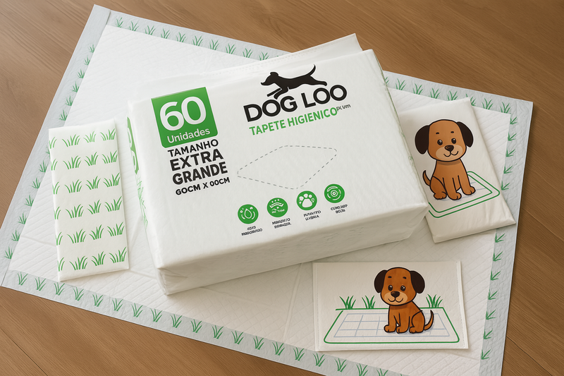 Tapete Higiênico Para Pets Extra Grande Premium Cães e Gatos 60un