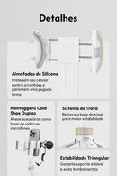 InstaGrip™ Pro - Tripé Selfie Stick 3 em 1 com Fixação Magnética e Controle Remoto - Frete Grátis + BRINDE 🎁