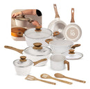 Jogo De Panelas Antiaderente Cerâmica Mimo 10 Peças