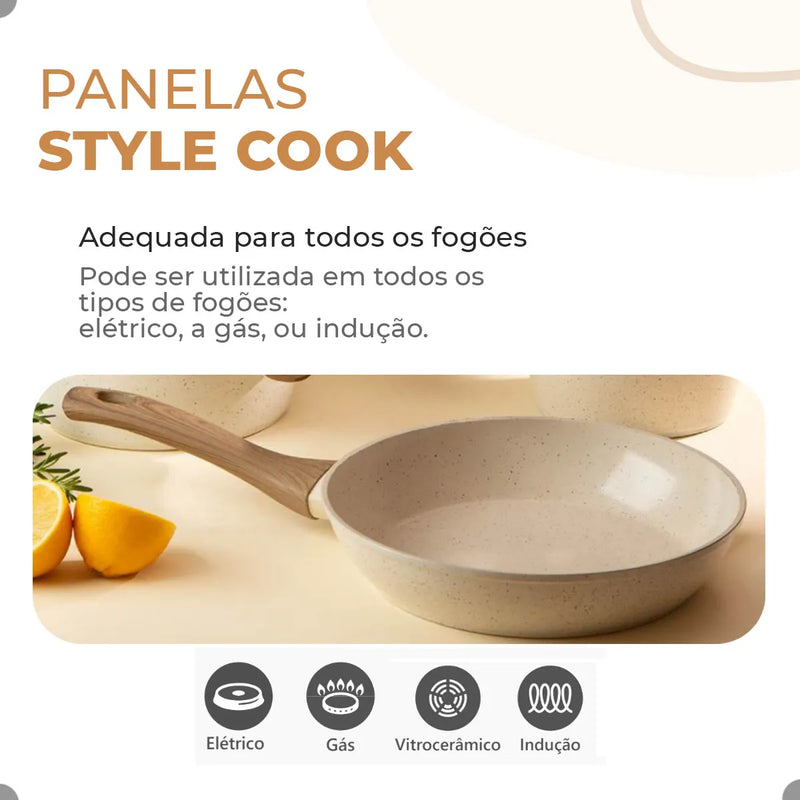 Jogo De Panelas Antiaderente Cerâmica Mimo 10 Peças