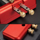 Graminho de alumínio  com marcação dupla e nível bolha