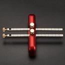 Graminho de alumínio  com marcação dupla e nível bolha