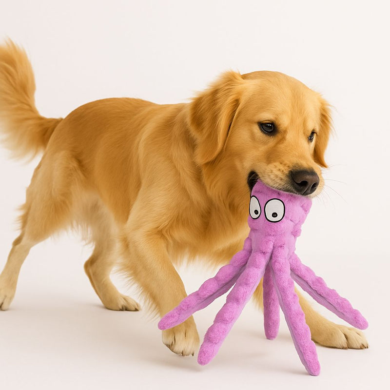 Brinquedo de Pelucia Polvo para Pet