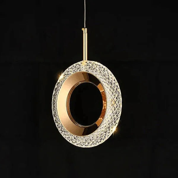 Luminária Pendente Crystal Glow Carpetino