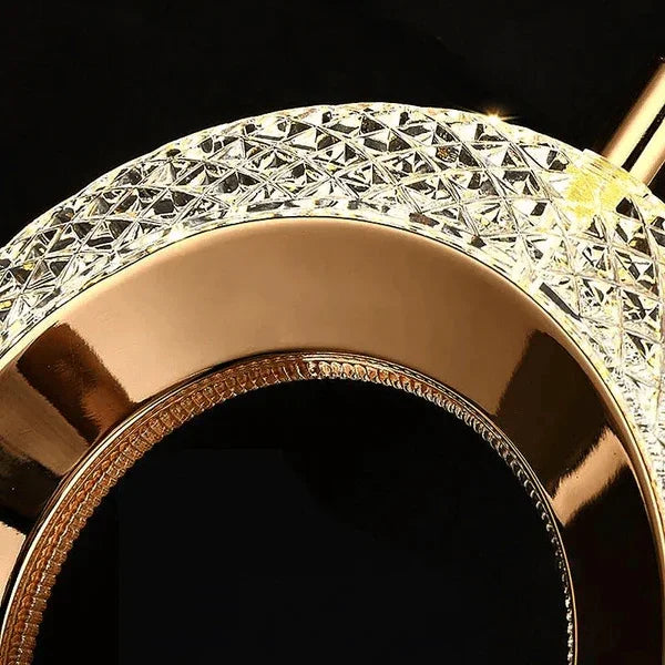 Luminária Pendente Crystal Glow Carpetino