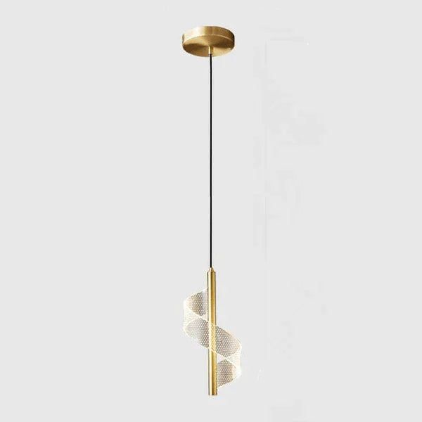 Luminária Pendente Espiral Carpetino