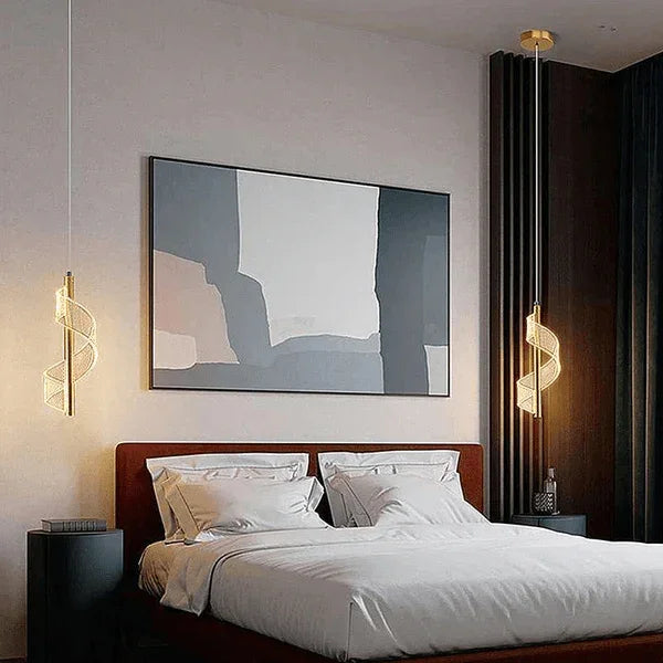 Luminária Pendente Espiral Carpetino