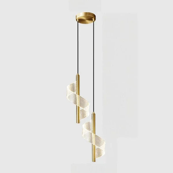 Luminária Pendente Espiral Carpetino