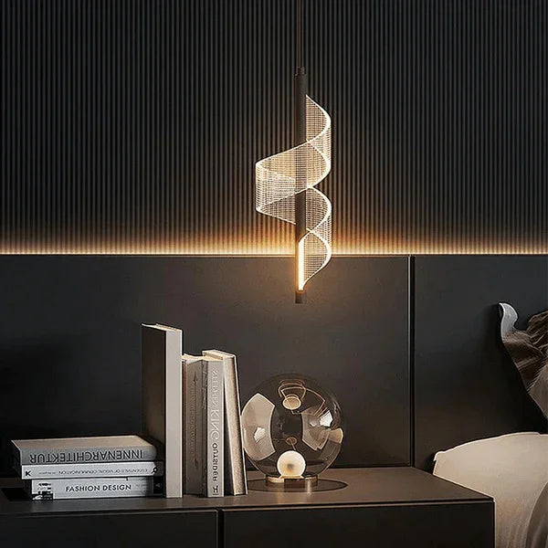 Luminária Pendente Espiral Carpetino